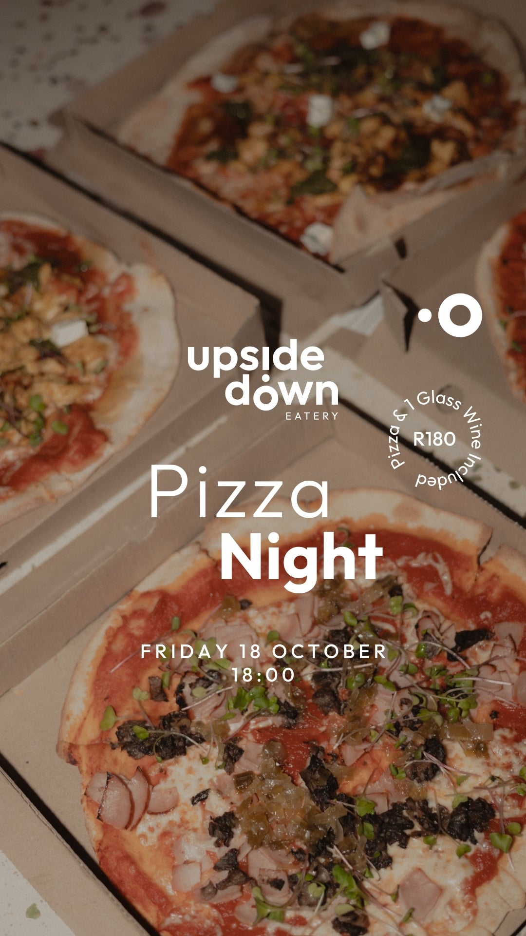 Pizza & Wine 18 Oct 18:00