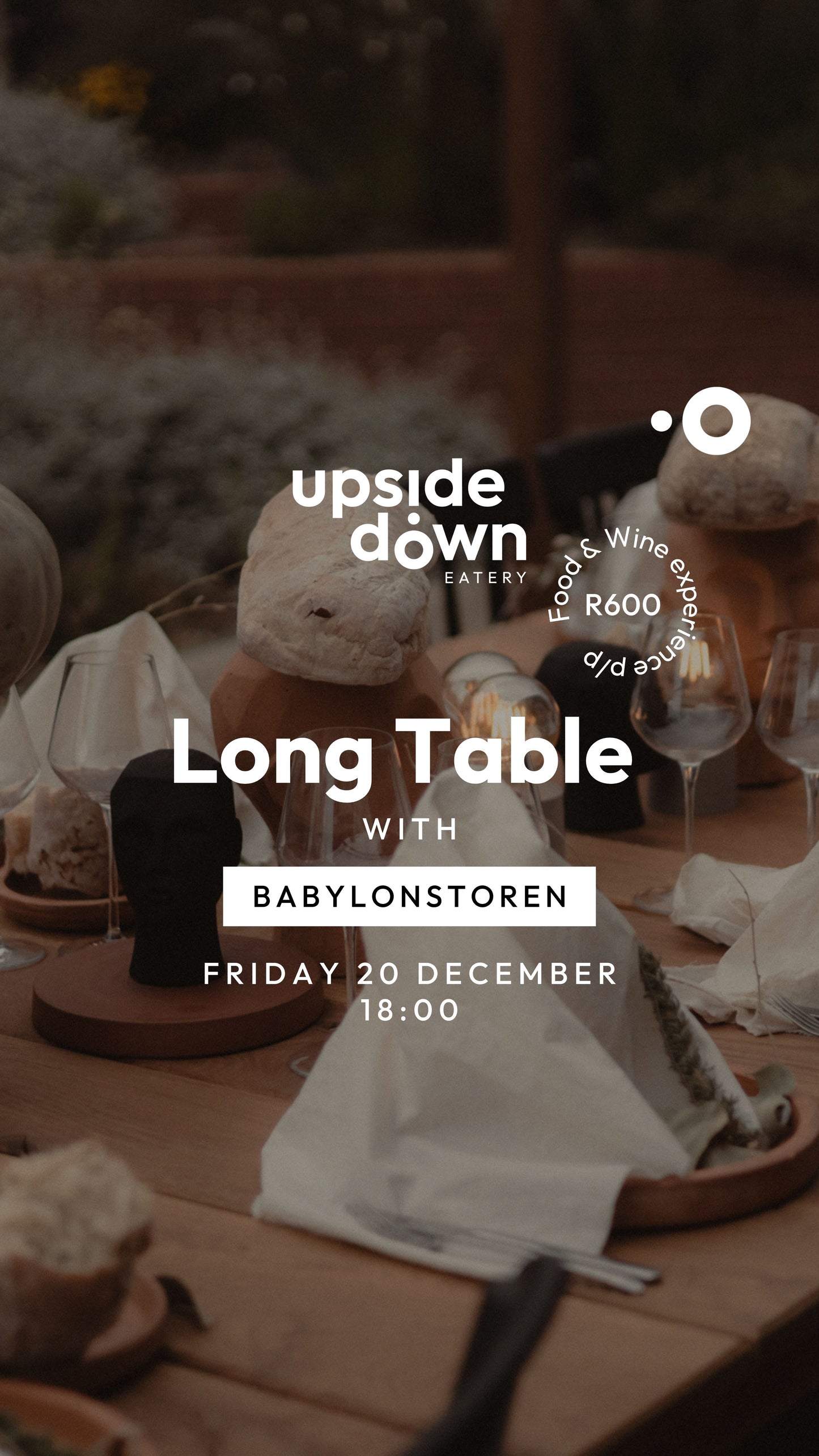 Long Table With Babylonstoren 20 Dec 2024
