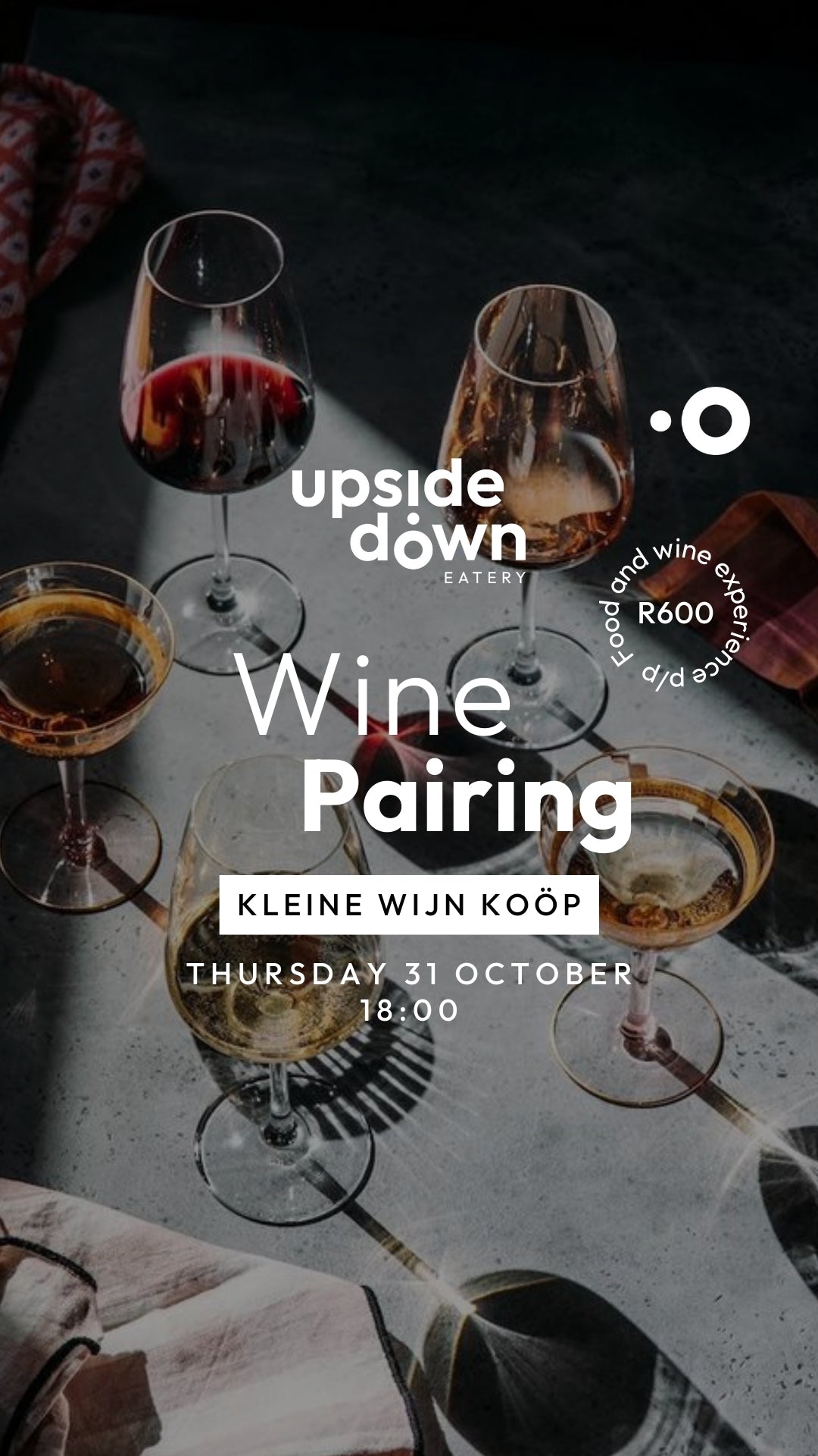Wine Pairing with De Kleine Wijn Koöp Wines 31 Oct 2024