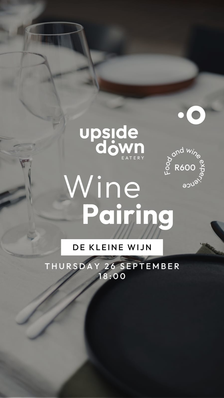 Wine Pairing with De Kleine Wijn Wines 26 Sep 2024