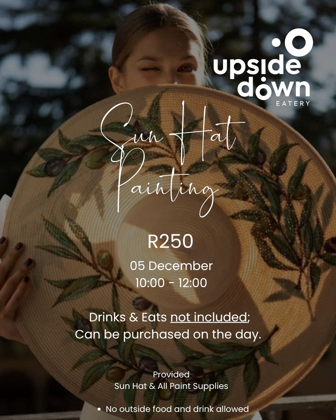 Sun Hat Painting Experience 5 Dec