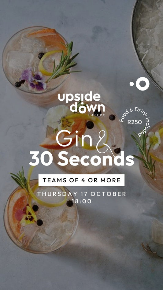Gin & 30 Seconds 17 Oct 2024