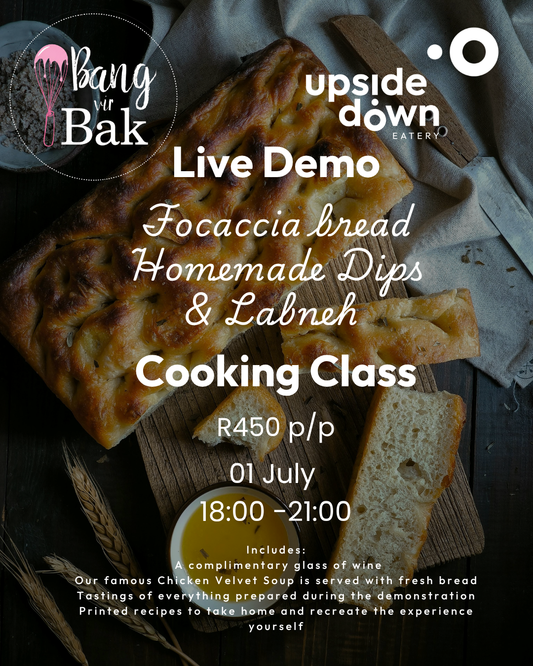 Live Demo Cooking Class Focaccia Night 01 July