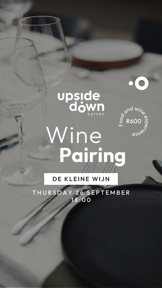 Wine Pairing with De Kleine Wijn Wines 26 Sep 2024